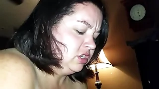 Sexy BBW Sucks Dick increased by Squirts give Cock (pt 1)